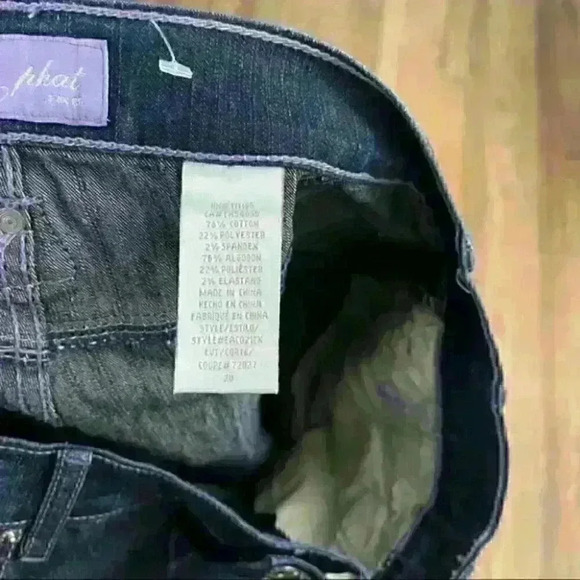 Women’s Baby Phat Stretch Crop capri cropped Jeans Size 20 NWT OP$64 - Picture 9 of 10